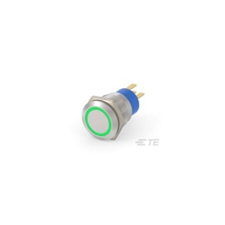 Te Connectivity AV19 SPM 0.4VA MOVE RING LED GREEN 12V 1-2213767-4